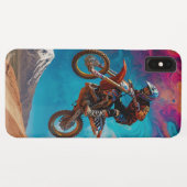 Motocross Racer auf der Bergbahn Case-Mate iPhone Hülle (Rückseite (Horizontal))