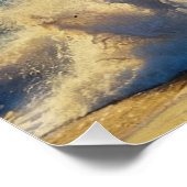 Motocross Racer bei Beach Race II Poster (Ecke)