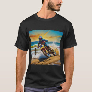 Motocross-Racer beim Beach Race T-Shirt
