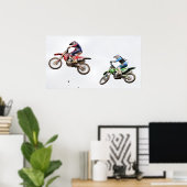 Motocross Racers Poster (Heimbüro)