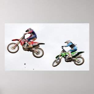 Motocross Racers Poster