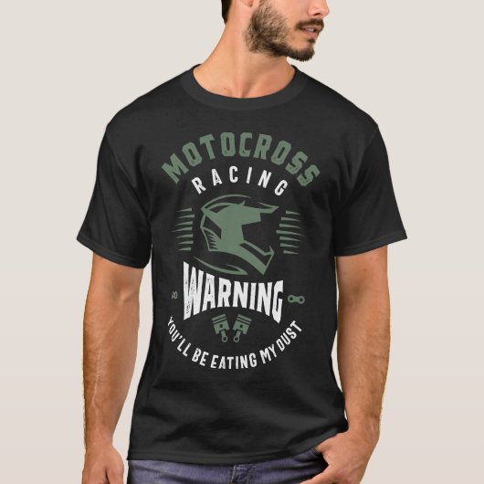 Motocross Racing Art T-Shirt (Vorderseite)