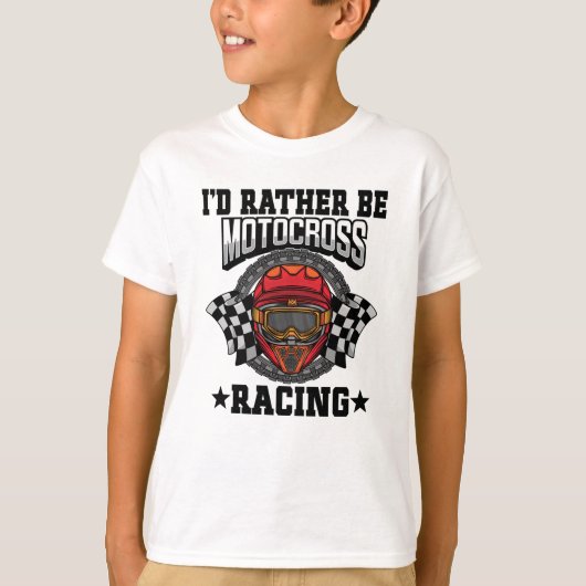 Motocross Racing Geschenk Baby T - Shirt (Vorderseite)
