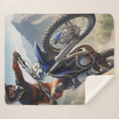 Motocross Racing Sherpadecke (Vorderseite (Horizontal))