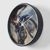 Motocross Racing Uhr (Winkel)