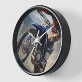 Motocross Racing Uhr (Winkel)