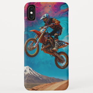 Motocross-Rennfahrer am Berghang Case-Mate iPhone Hülle