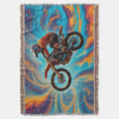 Motocross Rider and Dreamscape Decke (Vorderseite Vertikal)