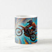 Motocross Rider and Dreamscape Kaffeetasse (Mittel)
