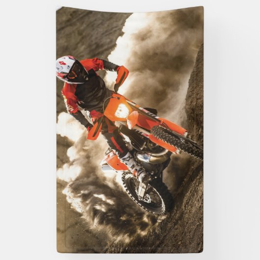 Motocross Rider Banner (Vertikal)