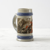 Motocross Rider Bierglas (Vorderseite Links)