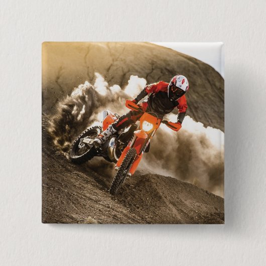 Motocross Rider Button (Vorderseite)