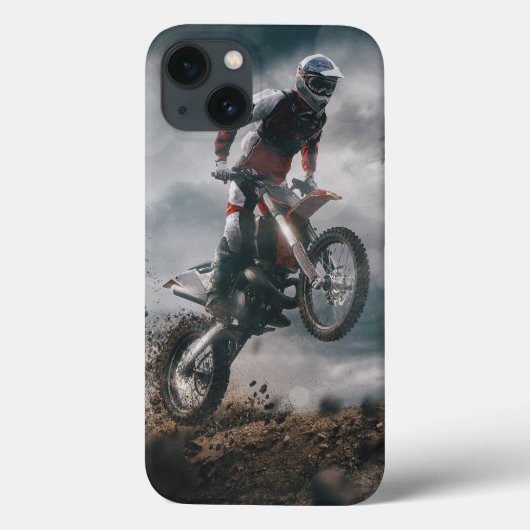 Motocross Rider Case-Mate iPhone Hülle (Rückseite)