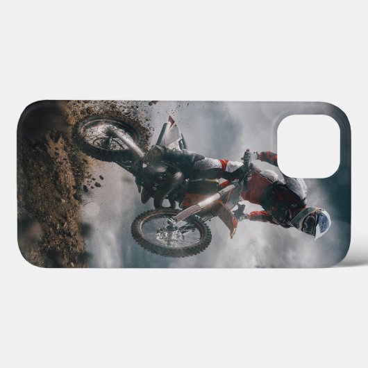 Motocross Rider Case-Mate iPhone Hülle (Rückseite (Horizontal))