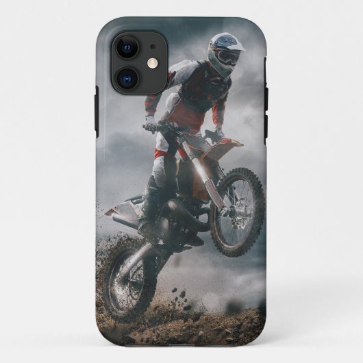 Motocross Rider Case-Mate iPhone Hülle (Rückseite)