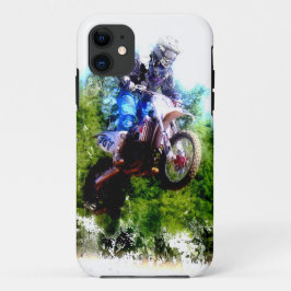 Motocross Rider "Dare to Fly" iPhone 11 Hülle