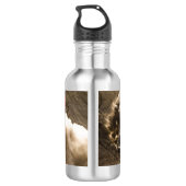 Motocross Rider Edelstahlflasche (Rückseite)