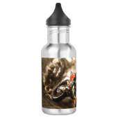 Motocross Rider Edelstahlflasche (Links)