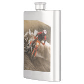 Motocross Rider Flachmann (Links)