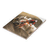 Motocross Rider Fliese (Seite)