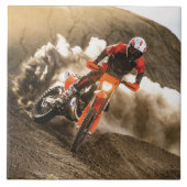 Motocross Rider Fliese (Vorderseite)