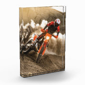 Motocross Rider Fotoblock (Links)