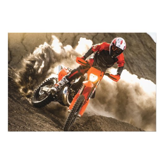 Motocross Rider Fotodruck (Vorne)