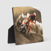 Motocross Rider Fotoplatte (Vorderseite)