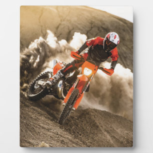 Motocross Rider Fotoplatte