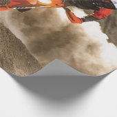 Motocross Rider Geschenkpapier (Ecke)