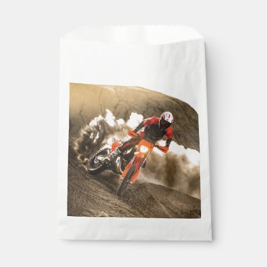 Motocross Rider Geschenktütchen (Vorderseite)