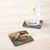 Motocross Rider Getränkeuntersetzer (Rechte Seite)