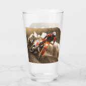 Motocross Rider Glas (Rückseite)