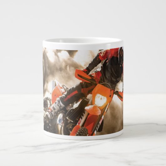 Motocross Rider Jumbo-Tasse (Vorderseite)