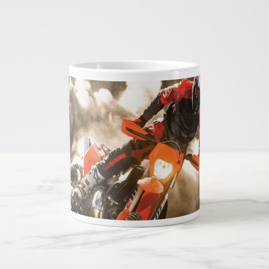 Motocross Rider Jumbo-Tasse (Vorderseite)