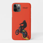 Motocross Rider Jump Case-Mate iPhone Hülle (Rückseite)