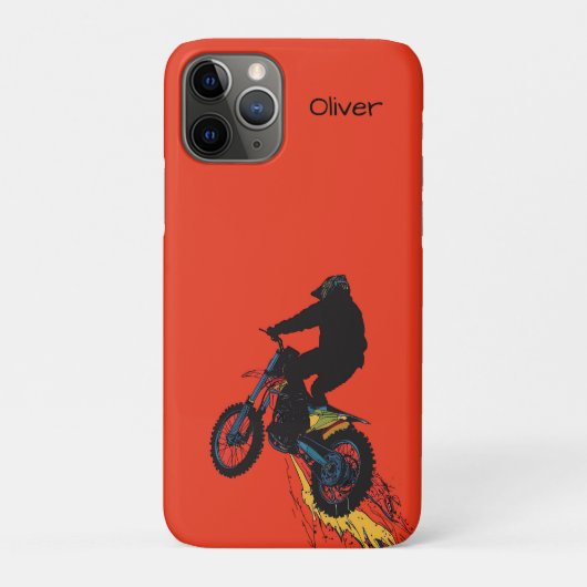 Motocross Rider Jump Case-Mate iPhone Hülle (Rückseite)