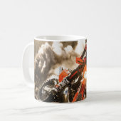 Motocross Rider Kaffeetasse (Vorderseite Links)