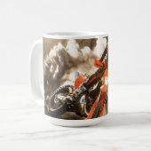Motocross Rider Kaffeetasse (Vorderseite Links)