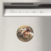 Motocross Rider Magnet (In Situ (Geschirrspüler))