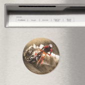Motocross Rider Magnet (In Situ (Geschirrspüler))