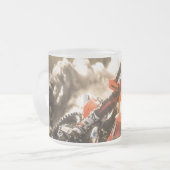 Motocross Rider Mattglastasse (Vorderseite Links)