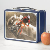 Motocross Rider Metall Brotdose (Beispiel)