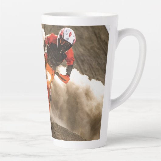 Motocross Rider Milchtasse (Rechts)