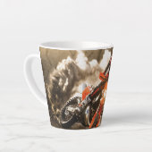 Motocross Rider Milchtasse (Linke Ecke)