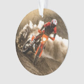 Motocross Rider Ornament (Vorderseite)