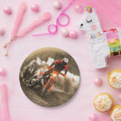 Motocross Rider Pappteller (Party)