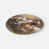 Motocross Rider Pappteller (Schrägansicht)