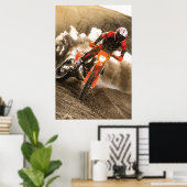 Motocross Rider Poster (Heimbüro)