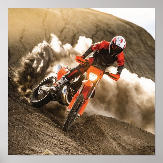 Motocross Rider Poster (Vorne)